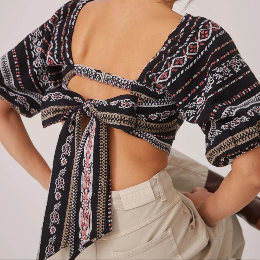 *Anthropologie Dolan Left Coast Puff Sleeved Blouse